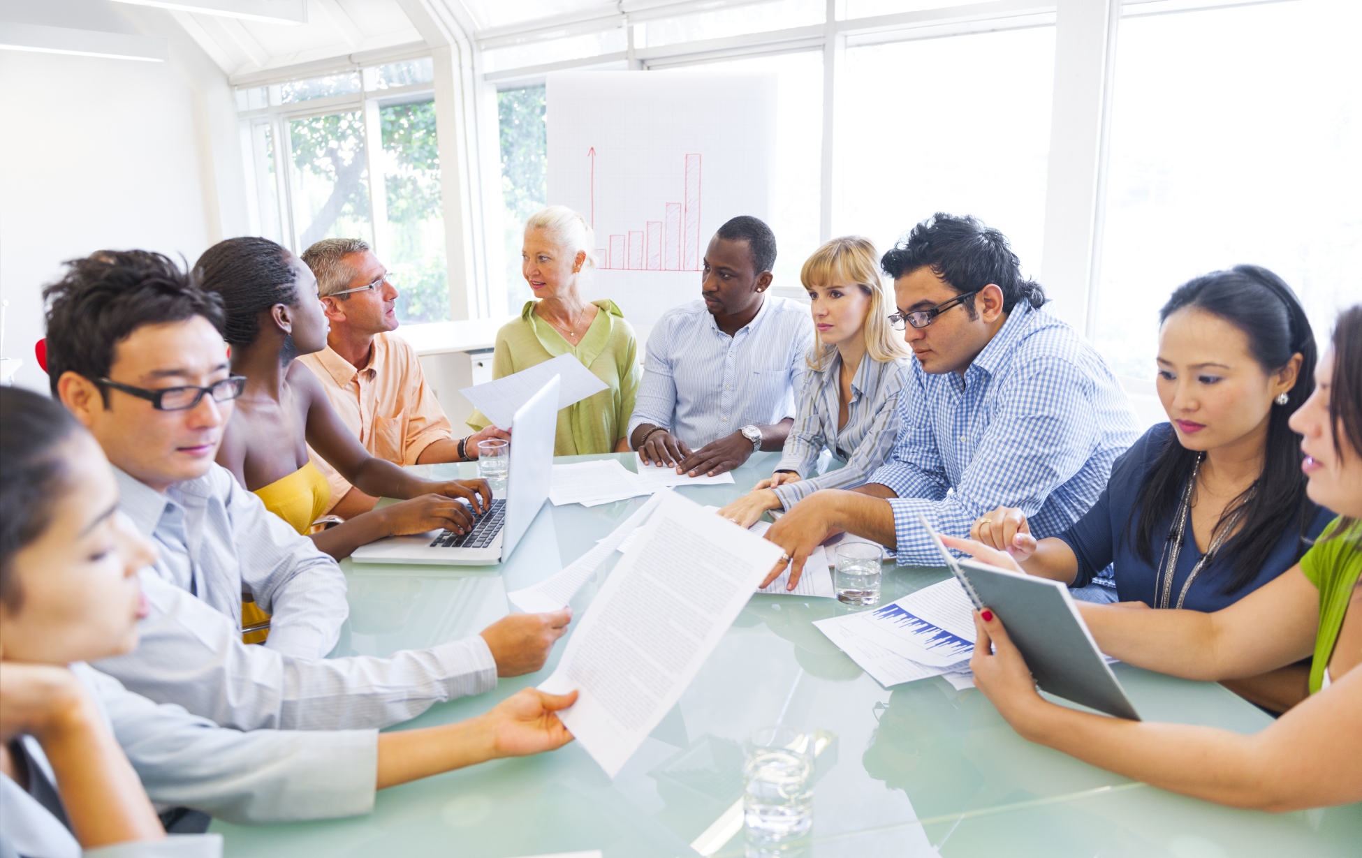 Diverse Business People Working Class